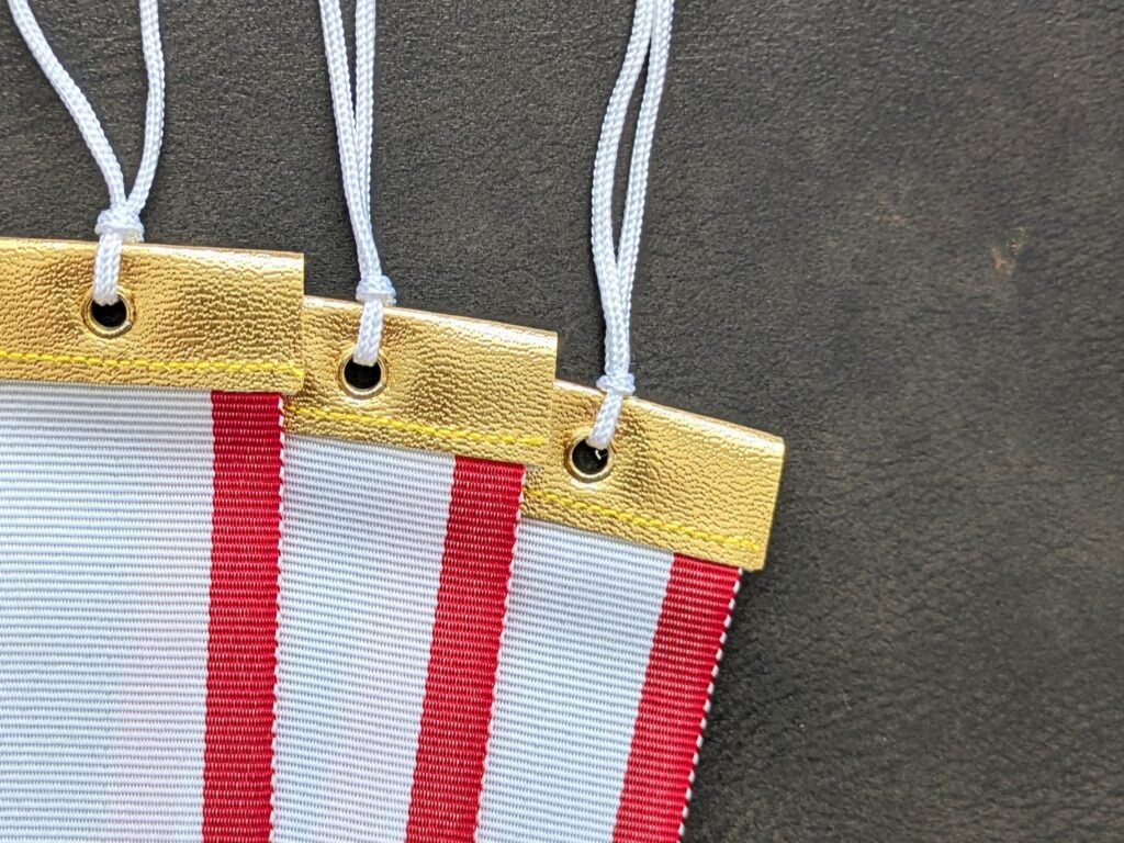優勝旗やトロフィーに付けるペナント