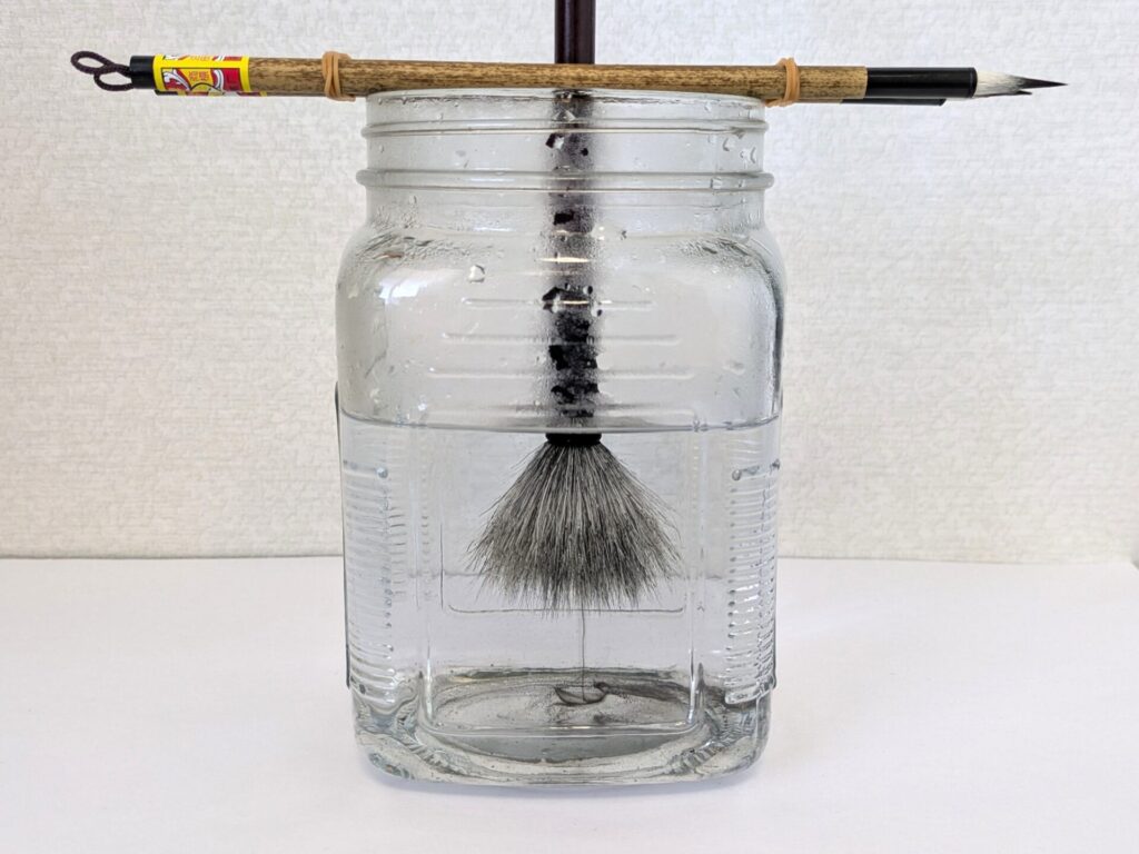 墨が溶け出てきている